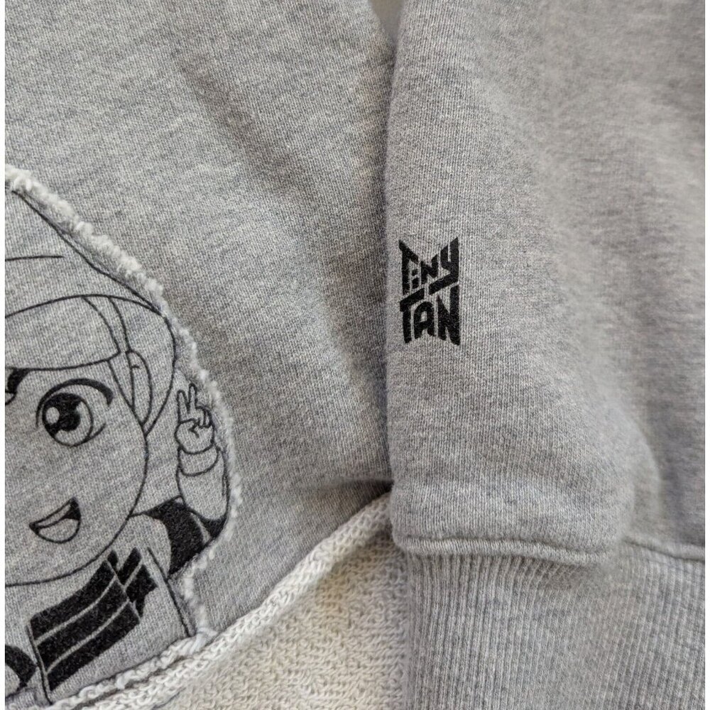 BTS Official Sweatshirt Modified Tiny Tan Cropped Sweatshirt Size M - Picture 8 of 13